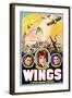 Wings, Richard Arlen, Clara Bow, Charles (Buddy) Rogers, 1927-null-Framed Art Print