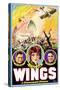 Wings, Richard Arlen, Clara Bow, Charles (Buddy) Rogers, 1927-null-Stretched Canvas