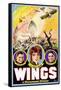 Wings, Richard Arlen, Clara Bow, Charles (Buddy) Rogers, 1927-null-Framed Stretched Canvas