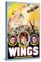 Wings, Richard Arlen, Clara Bow, Charles (Buddy) Rogers, 1927-null-Stretched Canvas