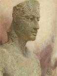 Amenhotep III and Tiy-Winifred Brunton-Art Print