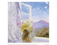 Honeysuckle and Sweet Peas-Winifred Nicholson-Mounted Giclee Print