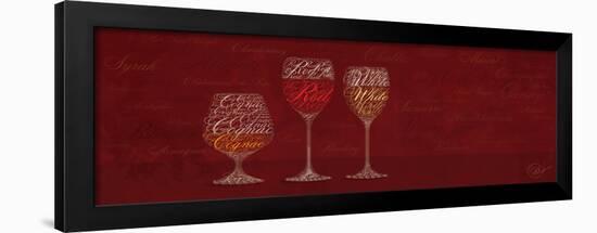 Wining-Dominique Vari-Framed Art Print