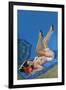 Wink Magazine; Merry Mirthful Maiden-Peter Driben-Framed Art Print