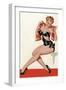 Wink Magazine; Silk Stockings and High Heels-Peter Driben-Framed Art Print