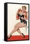 Wink Magazine; Silk Stockings and High Heels-Peter Driben-Framed Stretched Canvas