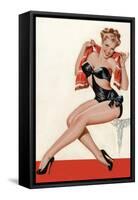 Wink Magazine; Silk Stockings and High Heels-Peter Driben-Framed Stretched Canvas