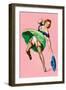 Wink Magazine; Strong Wind-Peter Driben-Framed Art Print