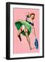 Wink Magazine; Strong Wind-Peter Driben-Framed Art Print