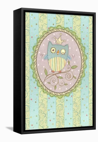 Winking Owl-Viv Eisner-Framed Stretched Canvas