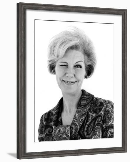 Winking-null-Framed Photographic Print