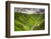 Winnats Pass Near Castleton in the Peak District National Park, Derbyshire, England-Andrew Sproule-Framed Photographic Print