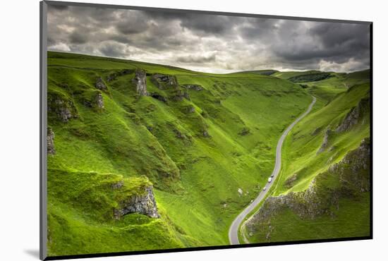 Winnats Pass Near Castleton in the Peak District National Park, Derbyshire, England-Andrew Sproule-Mounted Photographic Print