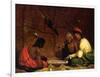 Winnebago Indians Playing Checkers, 1842-Charles Deas-Framed Giclee Print