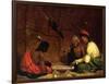 Winnebago Indians Playing Checkers, 1842-Charles Deas-Framed Giclee Print