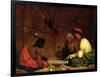 Winnebago Indians Playing Checkers, 1842-Charles Deas-Framed Giclee Print