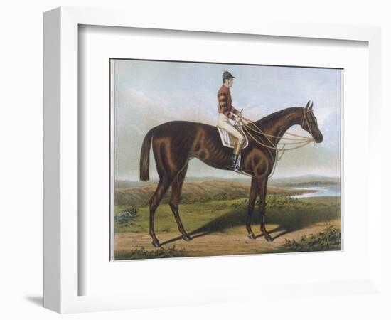 Winner of the Derby and St. Leger in 1881-null-Framed Photographic Print