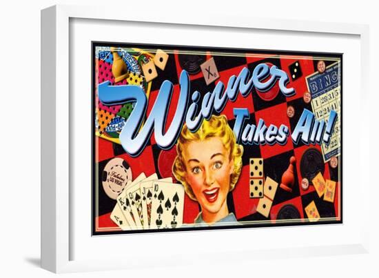 Winner Takes All-Kate Ward Thacker-Framed Giclee Print