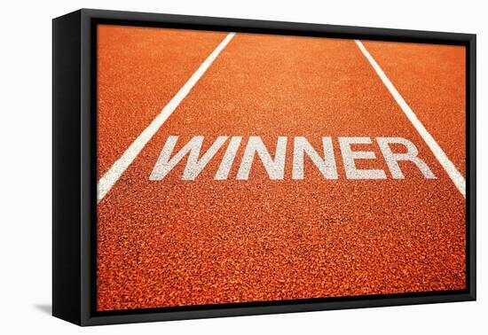 Winner Track-igor stevanovic-Framed Stretched Canvas