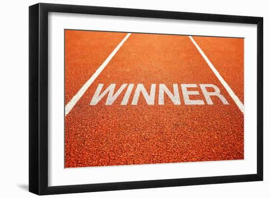 Winner Track-igor stevanovic-Framed Art Print