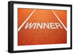 Winner Track-igor stevanovic-Framed Art Print