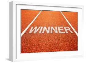 Winner Track-igor stevanovic-Framed Art Print