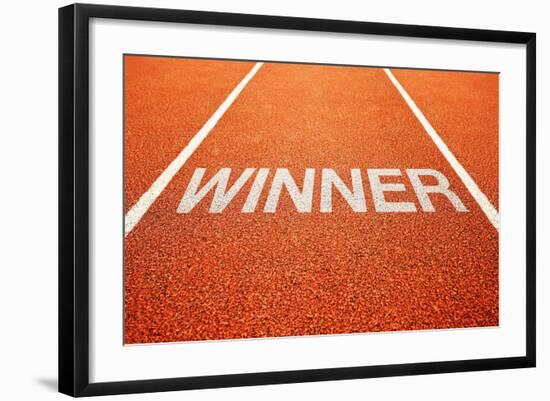 Winner Track-igor stevanovic-Framed Art Print