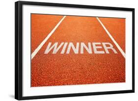 Winner Track-igor stevanovic-Framed Art Print