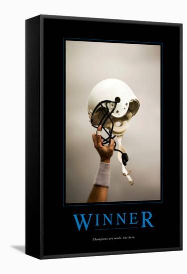 Winner-null-Framed Stretched Canvas