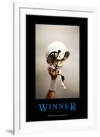 Winner-null-Framed Art Print