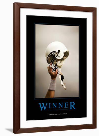 Winner-null-Framed Art Print