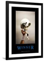 Winner-null-Framed Art Print