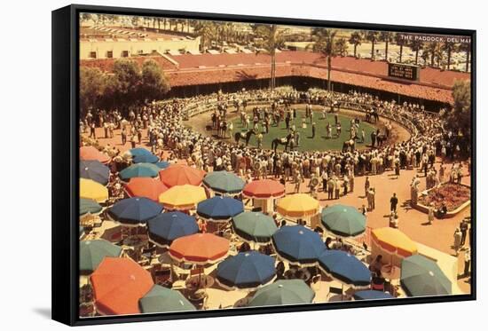 Winners Circle, Del Mar Race Track, California-null-Framed Stretched Canvas