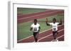 Winners of the 400-Meter Relay Race at the 1972 Summer Olympic Games in Munich, Germany-John Dominis-Framed Photographic Print