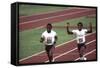 Winners of the 400-Meter Relay Race at the 1972 Summer Olympic Games in Munich, Germany-John Dominis-Framed Stretched Canvas