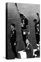 Winners of the Men's 200 Metres on the Podium, 1968 Olympic Games, Mexico City-null-Stretched Canvas