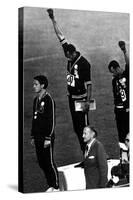 Winners of the Men's 200 Metres on the Podium, 1968 Olympic Games, Mexico City-null-Stretched Canvas