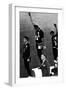 Winners of the Men's 200 Metres on the Podium, 1968 Olympic Games, Mexico City-null-Framed Photo