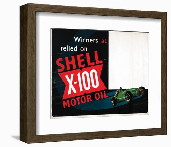 Winners Relied on Shell-null-Framed Art Print