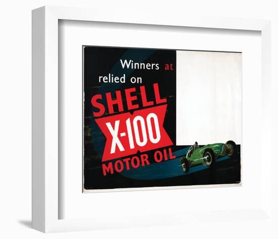 Winners Relied on Shell-null-Framed Art Print