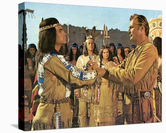 Winnetou und das Halbblut Apanatschi-null-Stretched Canvas