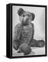 Winnie the Pooh Awaiting His Fans in a Bookstore-null-Framed Stretched Canvas