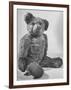 Winnie the Pooh Awaiting His Fans in a Bookstore-null-Framed Photographic Print