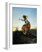 Winning Bet, 1840-Domenico Induno-Framed Giclee Print