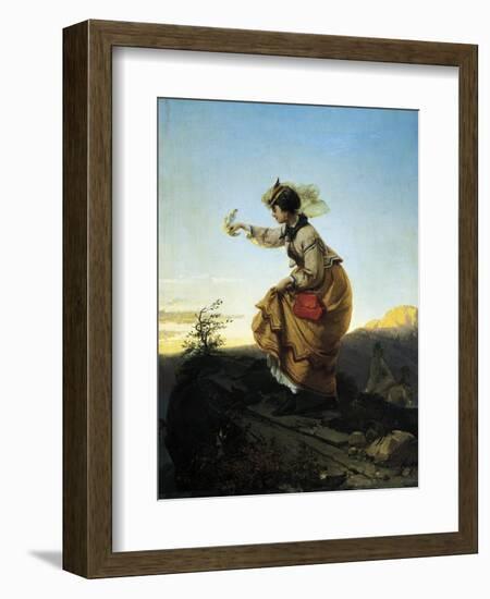 Winning Bet, 1840-Domenico Induno-Framed Giclee Print