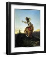 Winning Bet, 1840-Domenico Induno-Framed Giclee Print