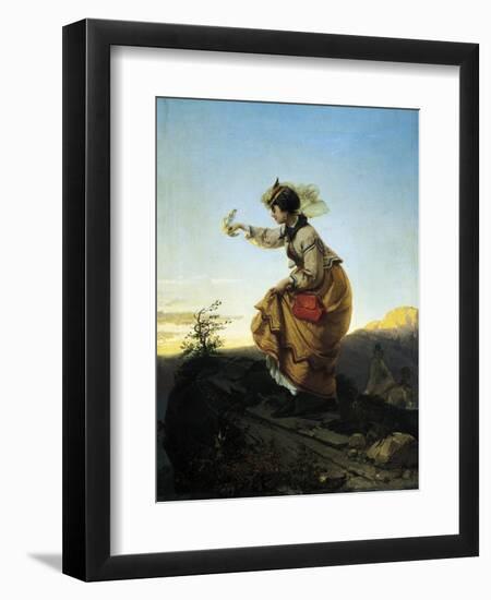 Winning Bet, 1840-Domenico Induno-Framed Giclee Print