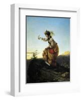 Winning Bet, 1840-Domenico Induno-Framed Giclee Print