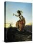 Winning Bet, 1840-Domenico Induno-Stretched Canvas