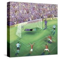 Winning Goal-Jo Parry-Stretched Canvas